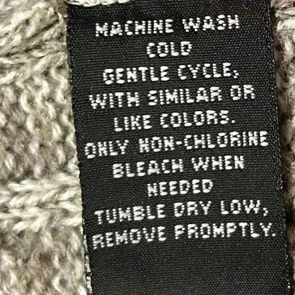 Evelyn Taylor Gray Knit Open Front Long Sleeve Cardigan Sweater Acrylic Size XL - Picture 5 of 6